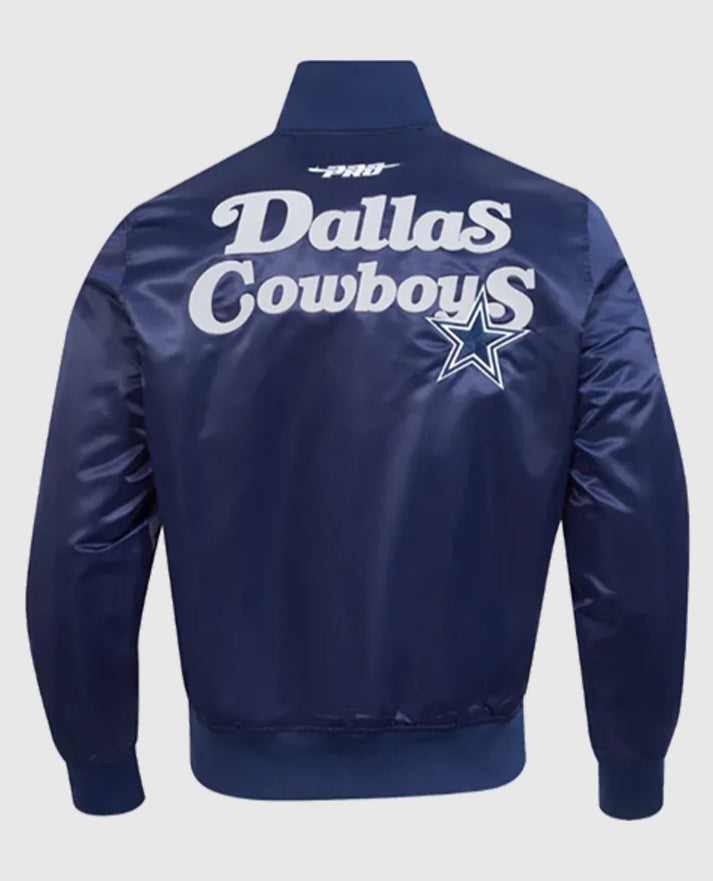 Dallas Cowboys Souvenir Blue Satin Jacket
