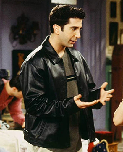David Schwimmer Friends Season 4 Leather Jacket