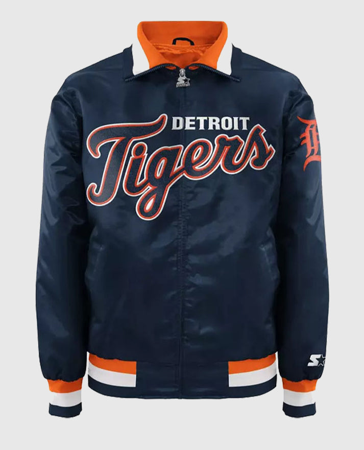 Shop Detroit Tigers Varsity Blue Jacket