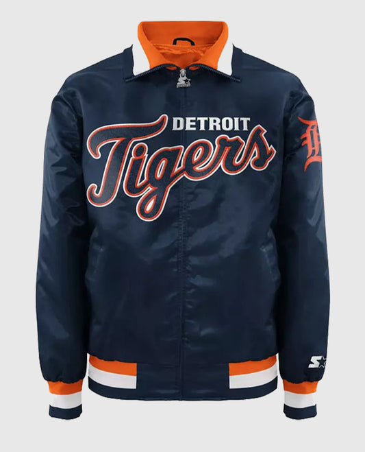Shop Detroit Tigers Varsity Blue Jacket
