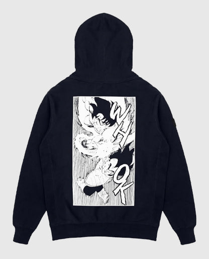 Dragon Ball Saiyan Arc Goku vs Vegeta Black Hoodie