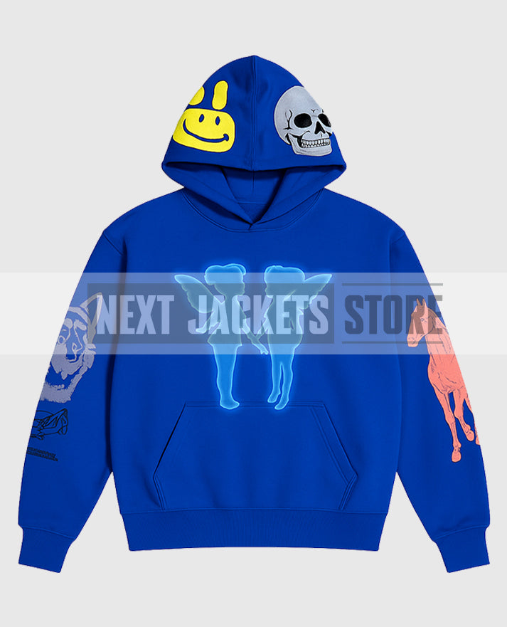 Drake Blue Fleece Hoodie