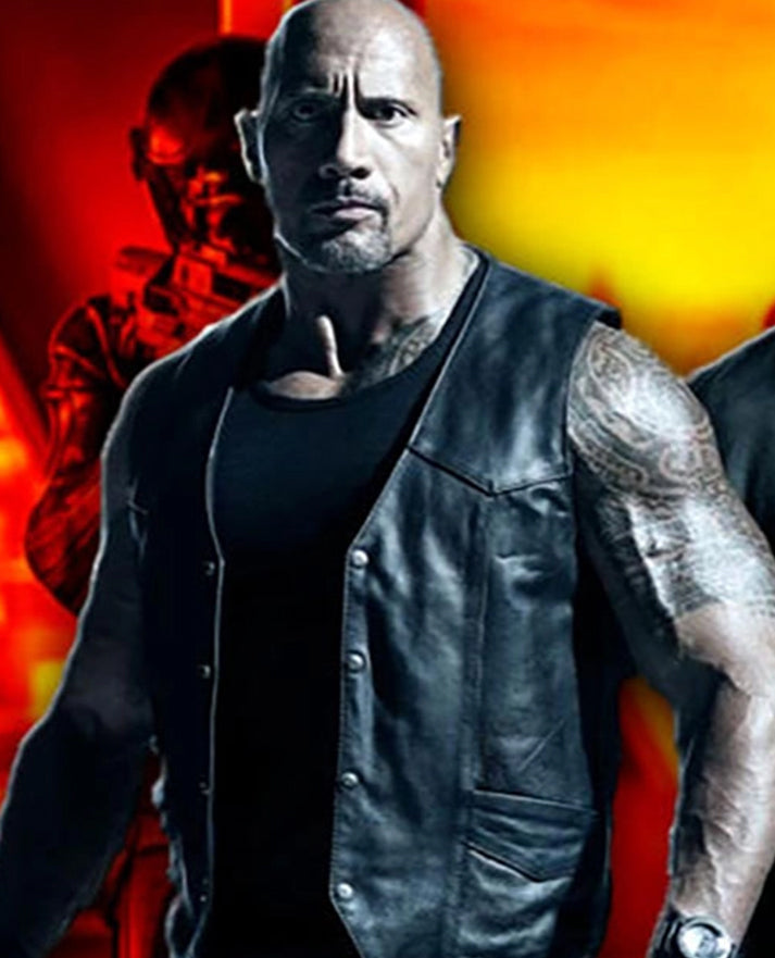 The Fate Of The Furious Dwayne Johnson Leather Vest