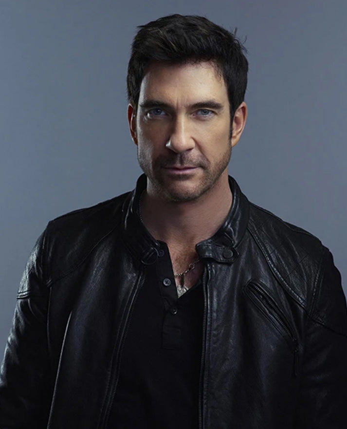 Dylan McDermott Hostages Leather Jacket