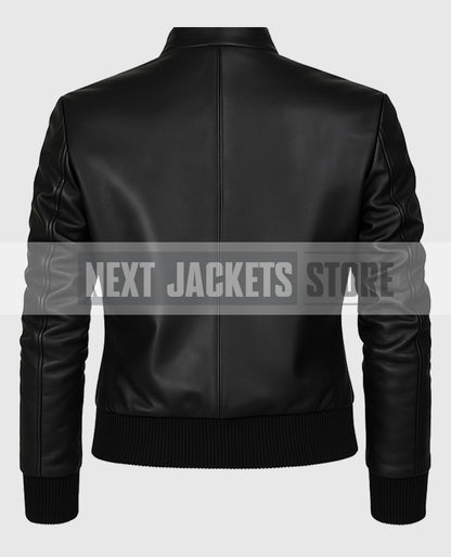 Elena Gilbert The Vampire Diaries Black Biker Jacket