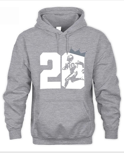 Eminem Barry Sanders Gray Fleece Hoodie
