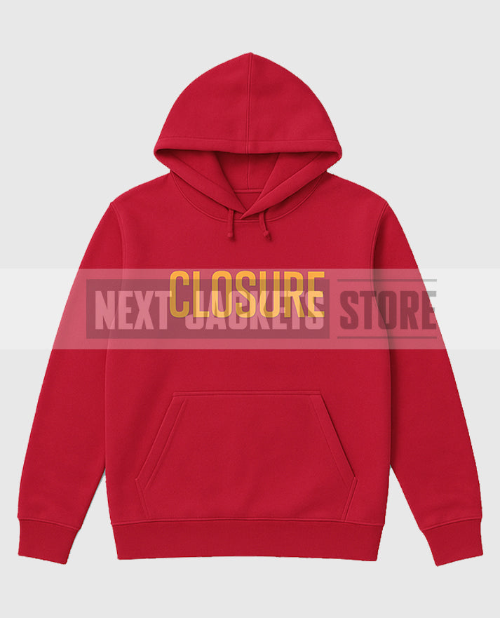Entergalactic Kid Cudi Red Fleece Hoodie