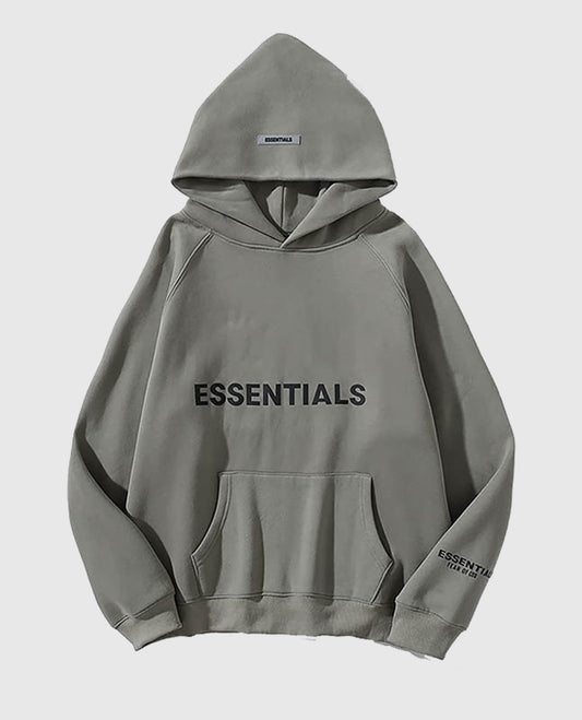 Essentials Gray Pullover Hoodie | Pullover Style