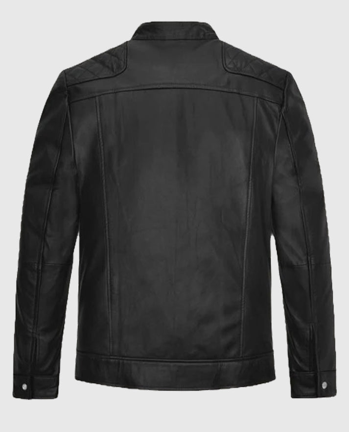 Expendables 4 Jason Statham Black Leather Jacket