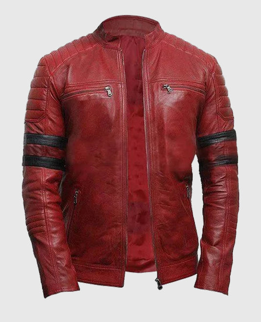 Brad Pitt Fight Club Retro Leather jacket