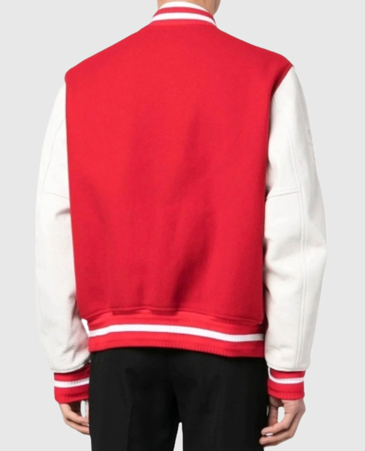 GIVENCHY Red Letterman Jacket