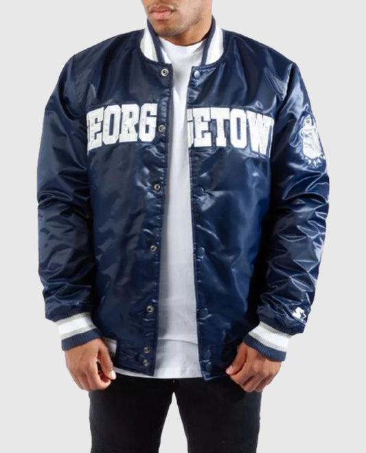 Georgetown Blue Starter Jacket