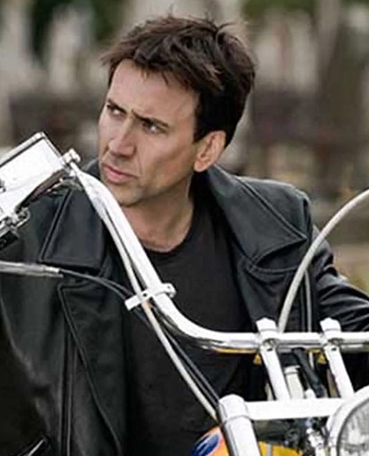 Ghost Rider Black Leather Jacket