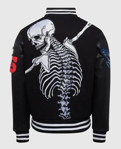 Godspeed Skull Rod Black Bomber Halloween Jacket for Men
