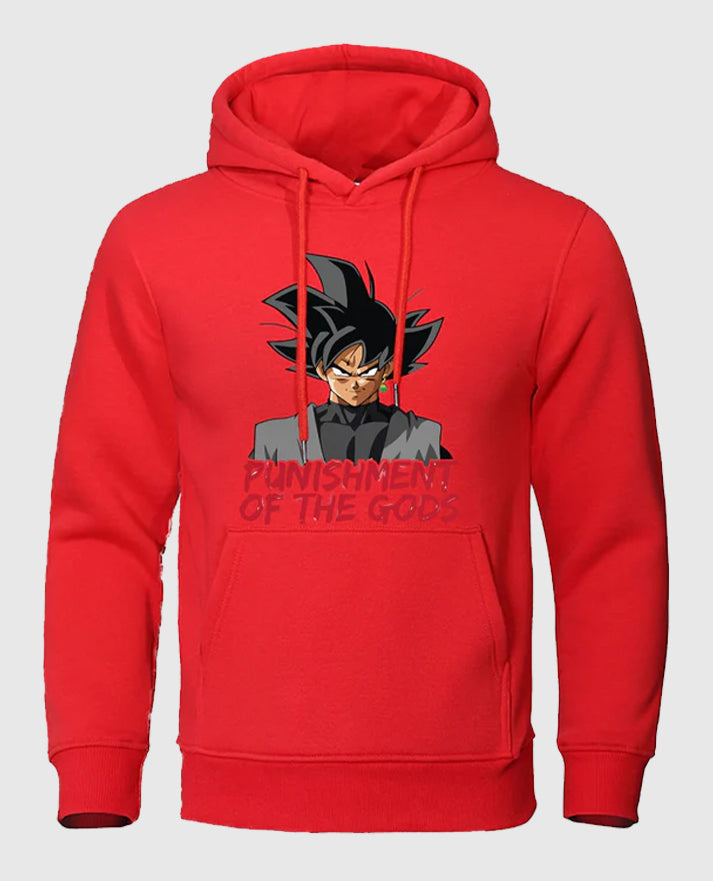 Goku Black Punishment Red Hoodie