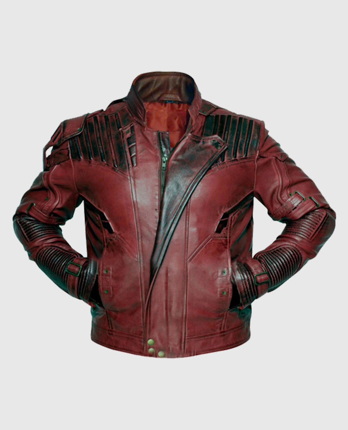 Guardian of the Galaxy inspired Star Lord Leather Jacket 