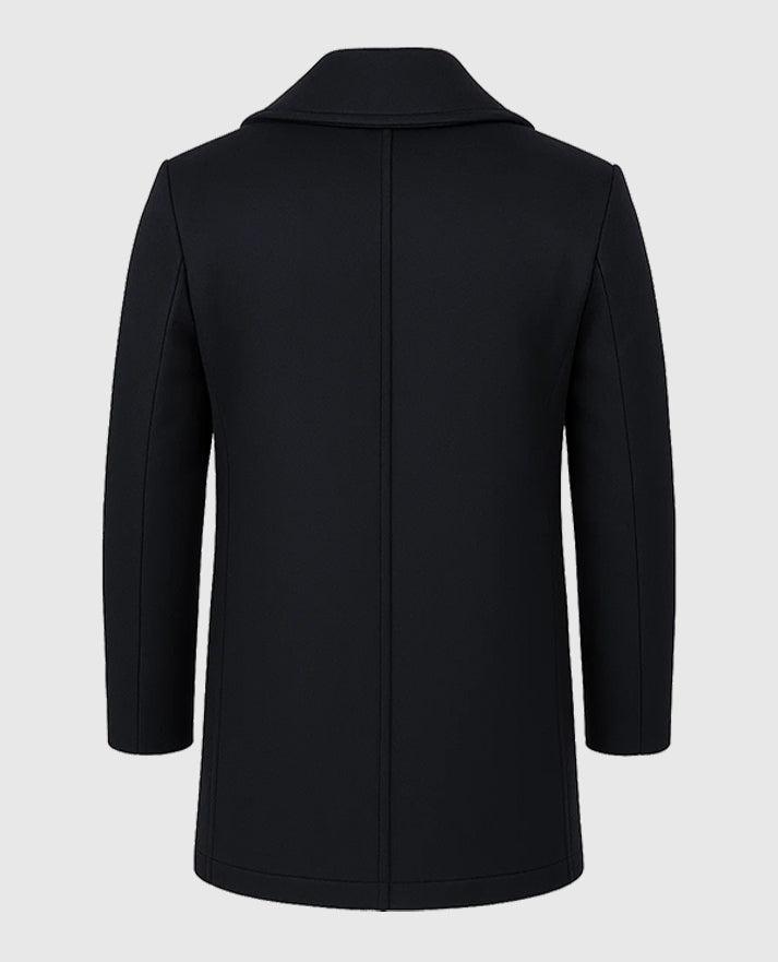 Harry Da Souza MobLand Black Long  Coat in Wool