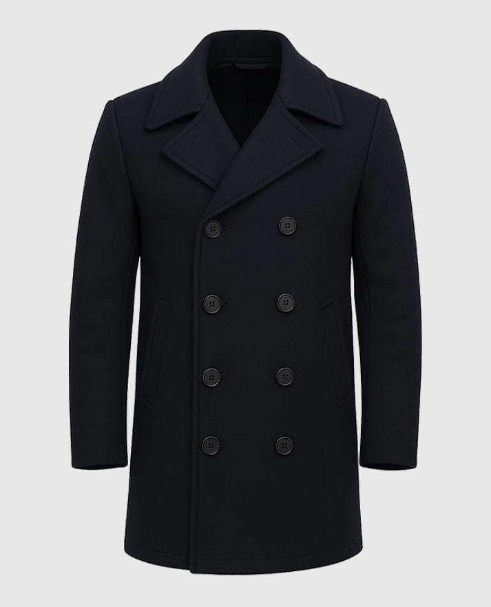 Harry Da Souza MobLand Black Wool Long Coat