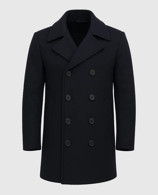 Harry Da Souza MobLand Black Wool Long Coat