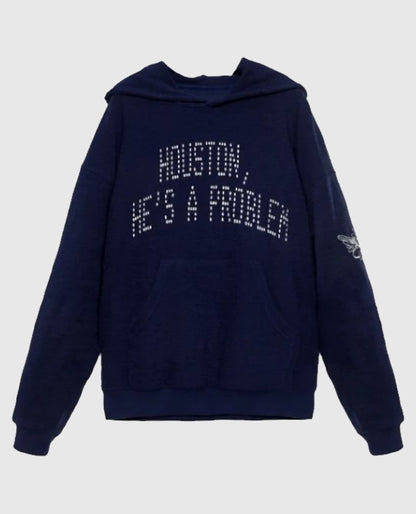 Houston, He is a Problem Racer Hoodie