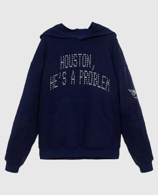 Houston, He is a Problem Racer Hoodie