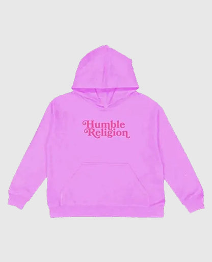 Humble Religion Thankyou For Staying Down With Us Pink Hoodie