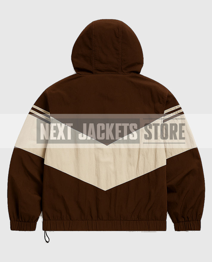Hydro Sprint Brown Hooded Jacket