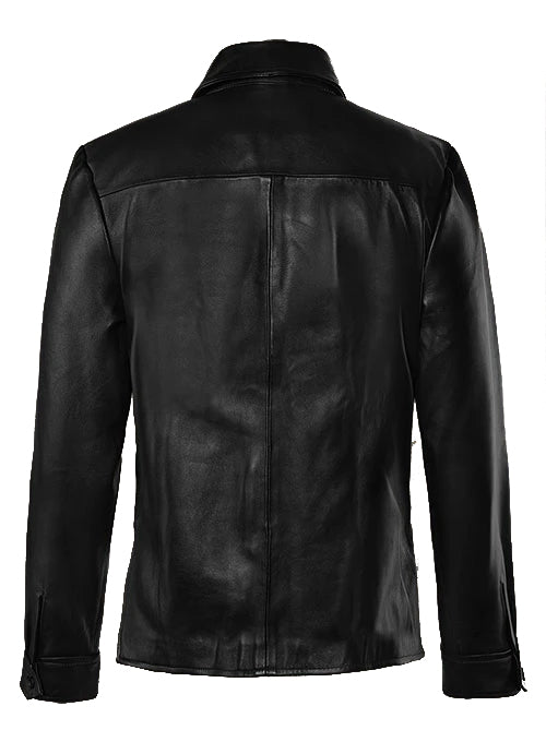 Jim Morrison Classic Leather Black Jacket