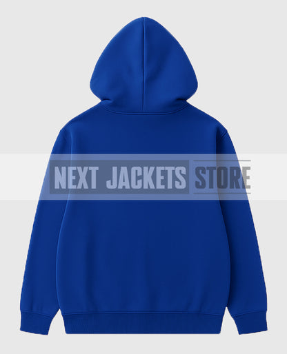 Juice WRLD 999 Blue Fleece Hoodie
