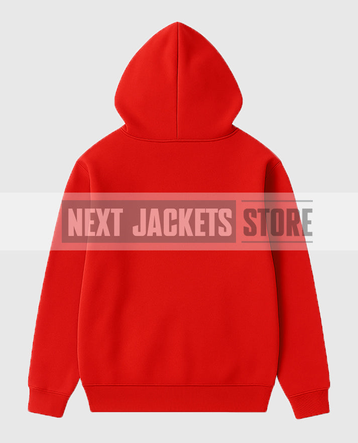 Juice WRLD 999 Red Fleece Hoodie