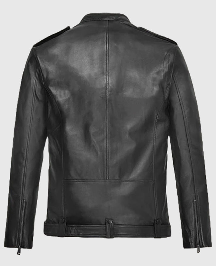 Kevin Hart Biker Leather Black Jacket