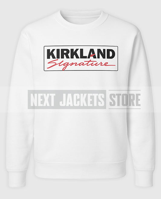 Kirkland Signature White Sweatshirt