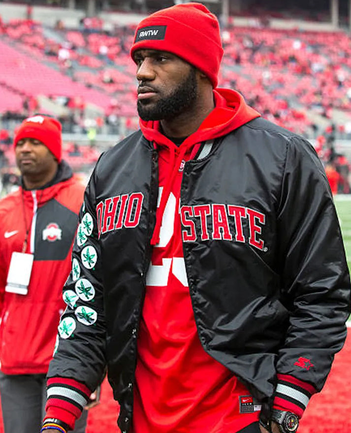 Lebron James Ohio State Buckeyes Varisty / letterman Jacket