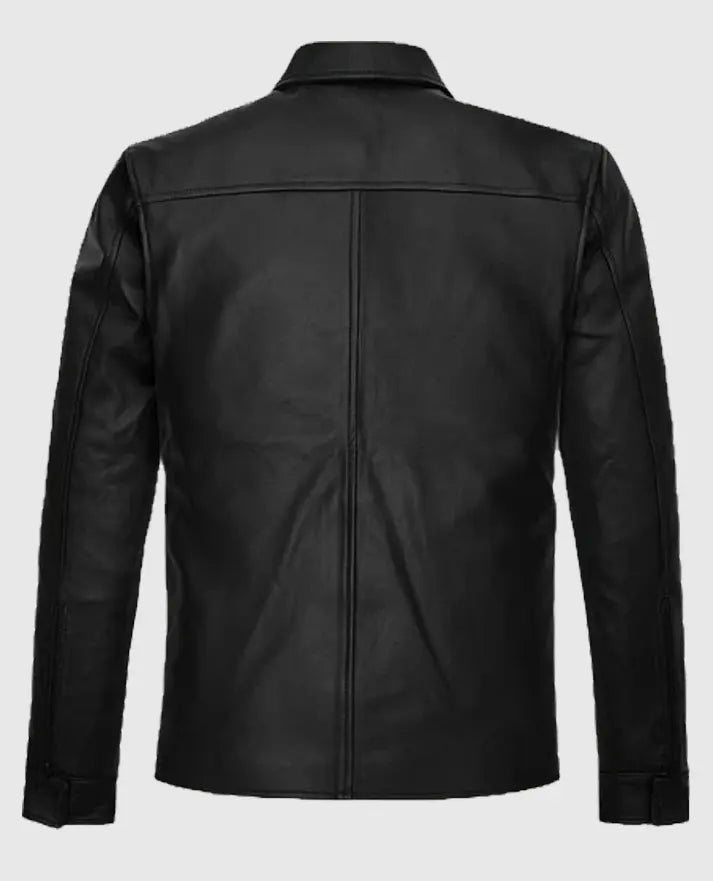 Lionel Messi ZIp Up Leather Jacket
