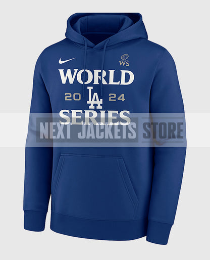 Los Angeles Dodgers 2024 World Series Blue Hoodie