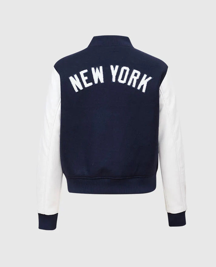 MLB New York Yankees Blue Varsity Jacket for Women