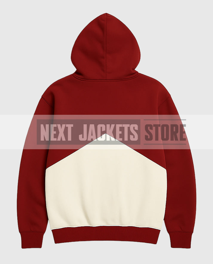 Marlboro Maroon Fleece Hoodie