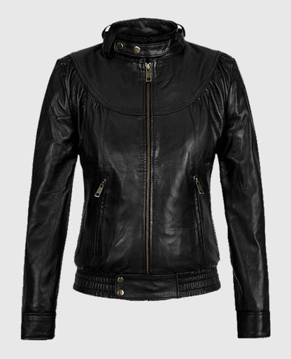 Meagan Good Black Leather Jacket