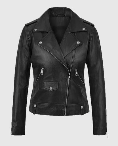 Meghan Markle Black Leather Jacket