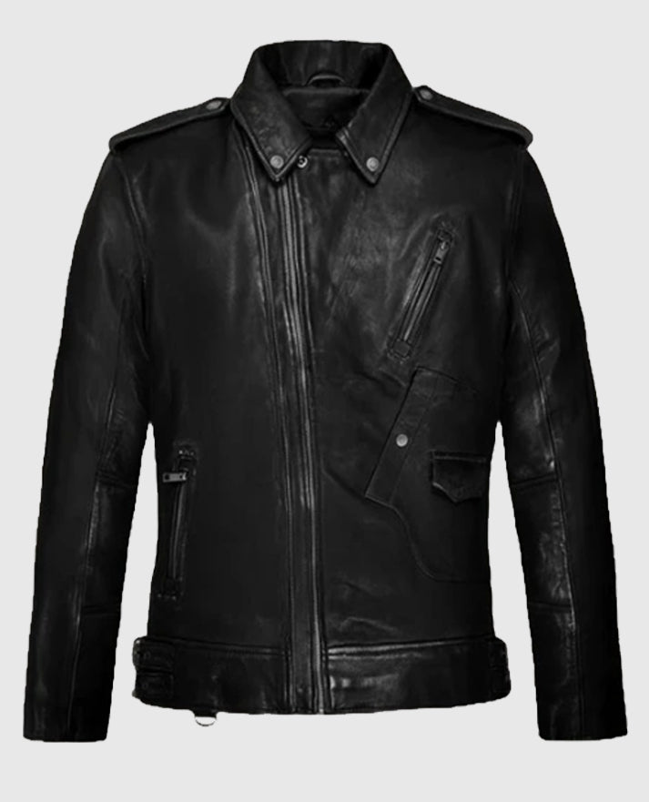 Shop Men's Falcon Black Rider Leather Jacket