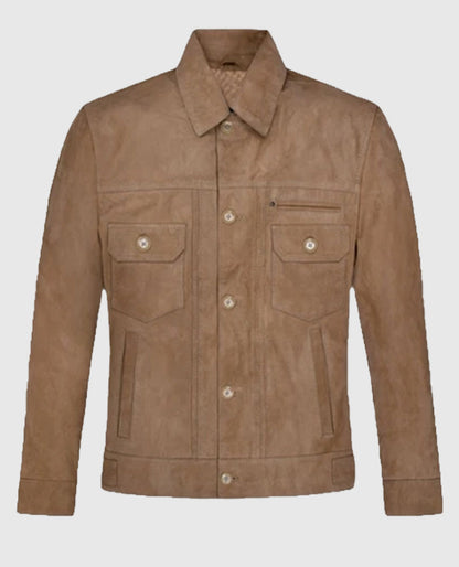 Men's Grunge Leather Jacket