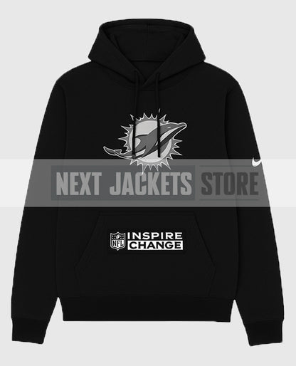 Miami Dolphins Inspire Change Black Hoodie