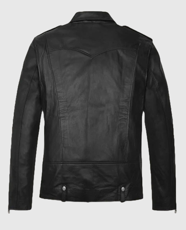 Michael B. Jordan Black Leather Jacket
