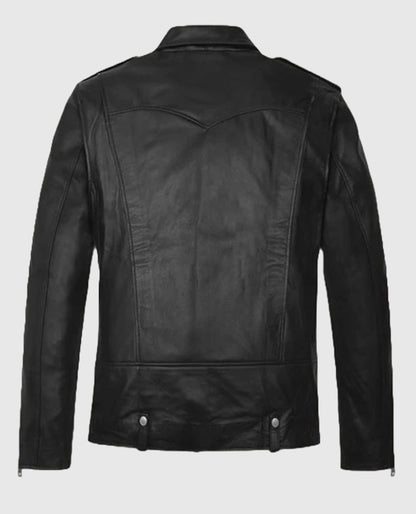 Michael B. Jordan Black Leather Jacket