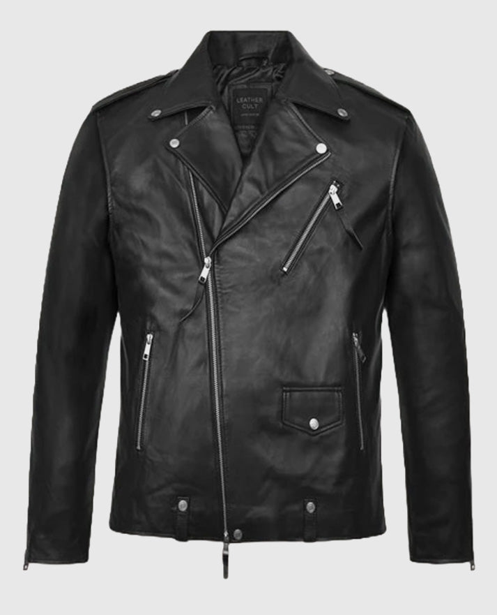 Michael B. Jordan Black Leather Jacket