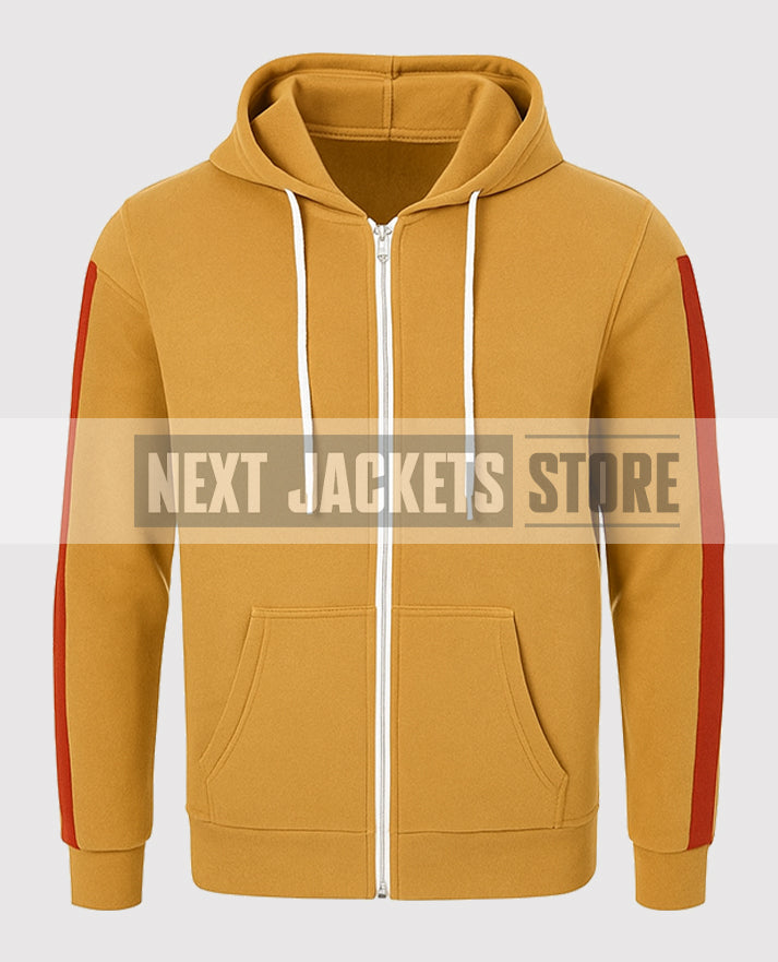 Miles Morales Spider Verse Yellow Fleece Hoodie