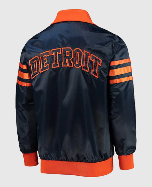 Navy Blue The Captain III Detroit Tigers Jacket