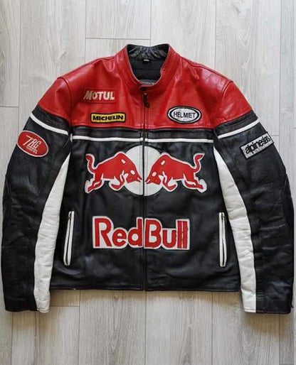 RED BULL Racing Leather Jacket