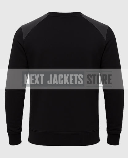 Red One Dwayne Johnson Black Fleece T-shirt