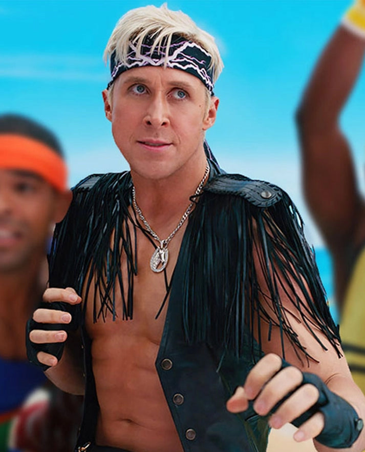 Ryan Gosling Barbie Leather Vest